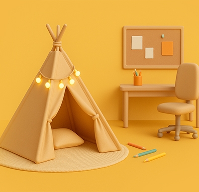 ​Декор детской комнаты: создаем волшебный мир для ребенка.