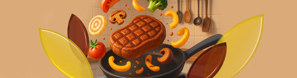 ​Ужин в стиле "Байрон": Рецепт стейка с овощами-гриль